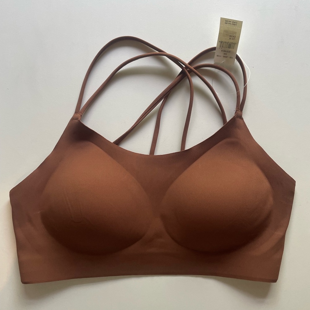 NWT Brown Strappy Offline by Aerie Sports Bra